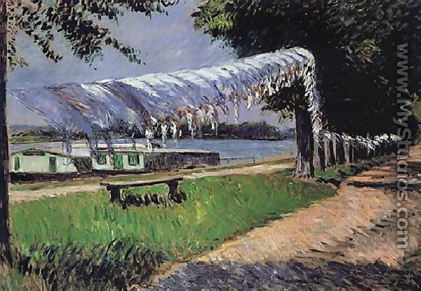 Laundry Drying - Gustave Caillebotte