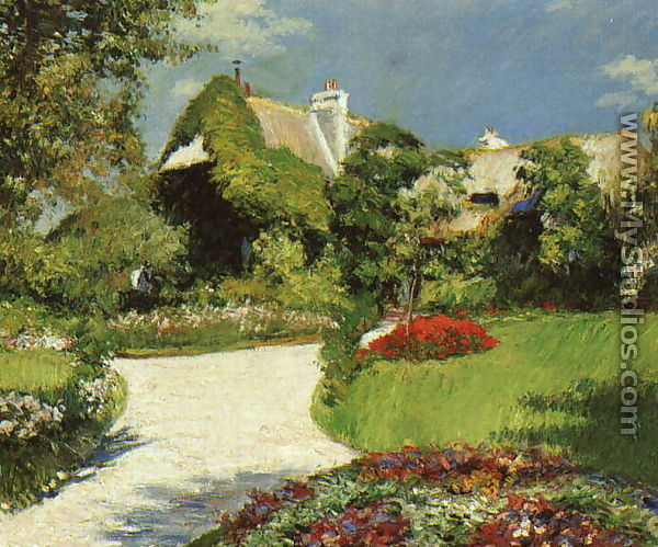 Thatched Cottage at Trouville 1882 - Gustave Caillebotte