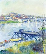 The Bridge At Argenteui - Gustave Caillebotte