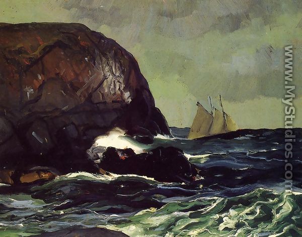 Beating Out To Sea - George Wesley Bellows