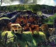 Cattle And Pig Pen - George Wesley Bellows