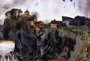 Cliffs At Eddyville - George Wesley Bellows