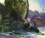 Fisherman And Stream - George Wesley Bellows