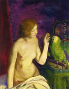 Nude With A Parrot - George Wesley Bellows