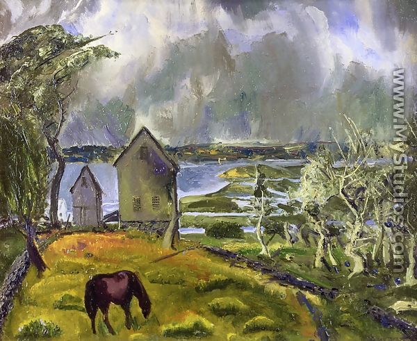 Old Orchard  Newport  Rhode Island - George Wesley Bellows