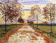 Autumn Evening - Ferdinand Hodler