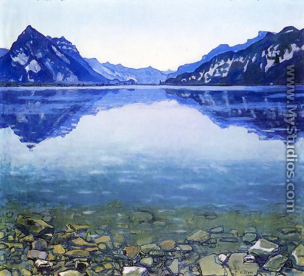 Lake Thun Landscape - Ferdinand Hodler