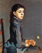 Portrait of Louise-Delphine Duchosal 1885 - Ferdinand Hodler