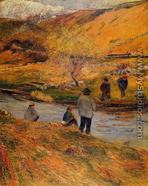 Breton Fishermen - Paul Gauguin