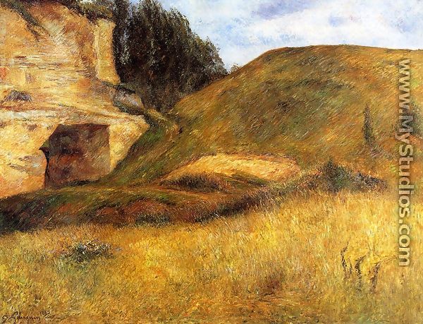 Chou Quarry  Hole In The Cliff - Paul Gauguin