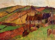 Cottages On Mount Sainte Marguerite - Paul Gauguin