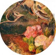 Flowers And A Bird - Paul Gauguin