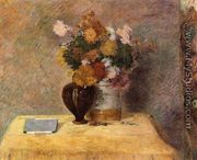 Flowers And Japanese Book - Paul Gauguin