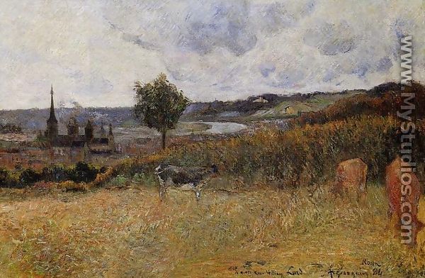 Near Rouen2 - Paul Gauguin