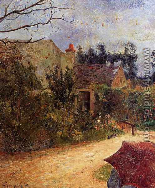 Pissarros Garden  Quai Du Pothuis  Pontoise - Paul Gauguin
