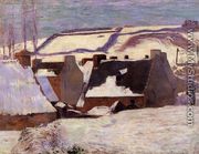 Pont Aven In The Snow - Paul Gauguin