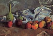 Still Life With Apples And Green Vase - Paul Gauguin