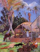 The Black Pigs - Paul Gauguin