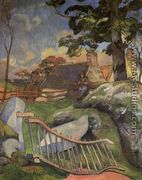 The Gate Aka The Swineherd - Paul Gauguin
