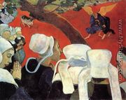 The Vision After The Sermon Aka Jacob Wrestling The Ange - Paul Gauguin