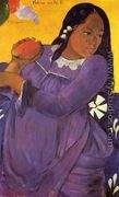 Vahine No Te Vi Aka Woman With A Mango - Paul Gauguin