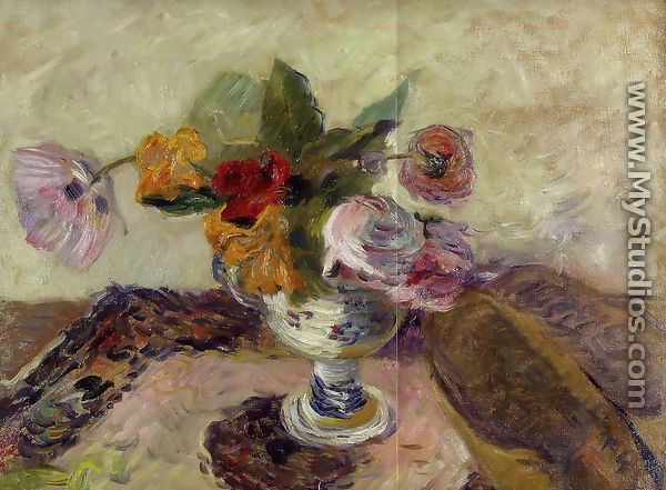 Vase Of Flowers - Paul Gauguin
