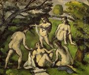 Five Bathers - Paul Cezanne