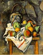Ginger Jar And Fruit - Paul Cezanne