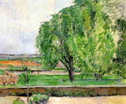 Landscape At The Jas De Bouffin - Paul Cezanne