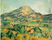 Mont Sainte Victoire (Barnes) - Paul Cezanne
