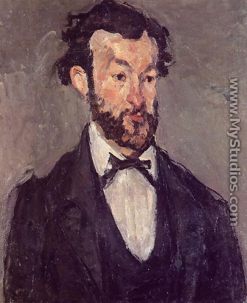 Portrait Of Antoine Valabregue - Paul Cezanne