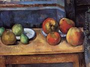 Still Life   Apples And Pears - Paul Cezanne