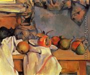 Still Life With Pomegranate And Pears - Paul Cezanne