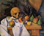 Still Life With Skull - Paul Cezanne