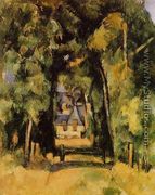 The Alley At Chantilly2 - Paul Cezanne