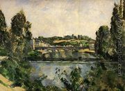 The Bridge And Waterfall At Pontoise - Paul Cezanne