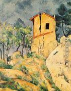 The House With Cracked Walls - Paul Cezanne