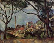 The Sea At L Estaque - Paul Cezanne