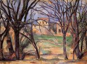 Trees And Houses - Paul Cezanne