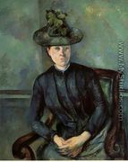 Woman In A Green Hat Aka Madame Cezanne - Paul Cezanne