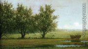 Landscape With Hay Wagon - Martin Johnson Heade