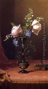 Victorian Vase With Flowers Of Devotion - Martin Johnson Heade