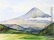 Mountain Of Fuji San From Fuji Kawa - John La Farge