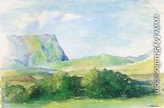 The Aora  Looking South From Papeete  Tehiti  May 29th  Noon  Near Consulate  Opposite Entrance To Queen Maraus - John La Farge