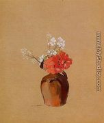 Flowers In A Pot - Odilon Redon