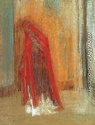 Oriental Woman (Woman in Red) 1895-1900 - Odilon Redon