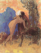 Struggle Between Woman And Centaur - Odilon Redon