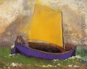 The Mysterious Boat - Odilon Redon
