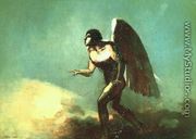 The Winged Man Aka The Fallen Angel - Odilon Redon
