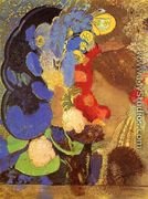 Woman Among The Flowers - Odilon Redon